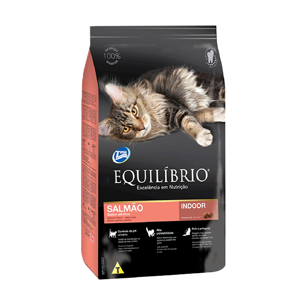Equilibrio Gatos Adultos Salmón Indoor