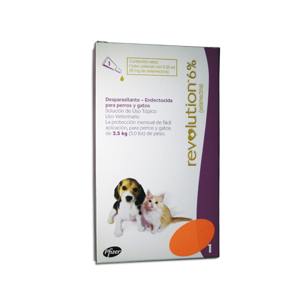 Revolution 6% Cachorros y Gatitos 0,25 ML