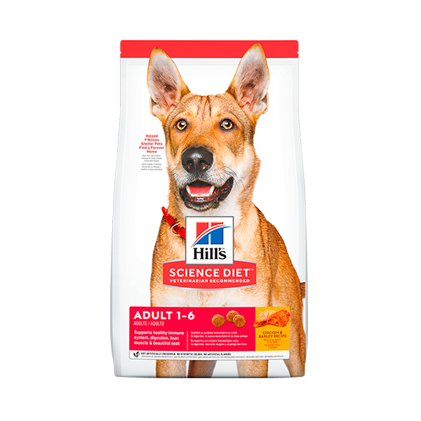 Hills Science Diet Adult 1-6 Chicken & Barley Recipe