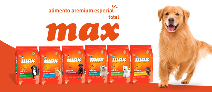 Línea Max Premium Especial de comida para perros en Colombia.