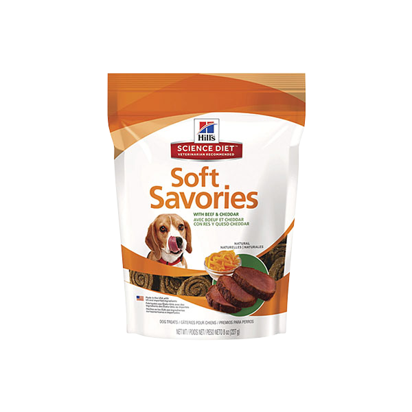 Hills Science Diet perro adulto soft savories carne y cheddar