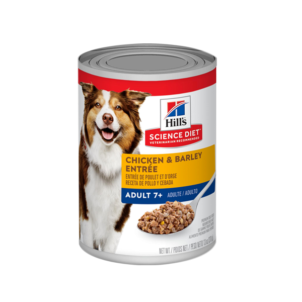 Hills Science Diet perro adulto 7+ lata pollo