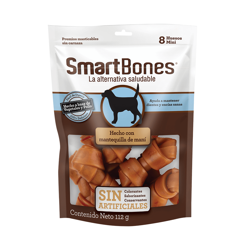 SmartBones Huesitos Mini Mantequilla De Maní