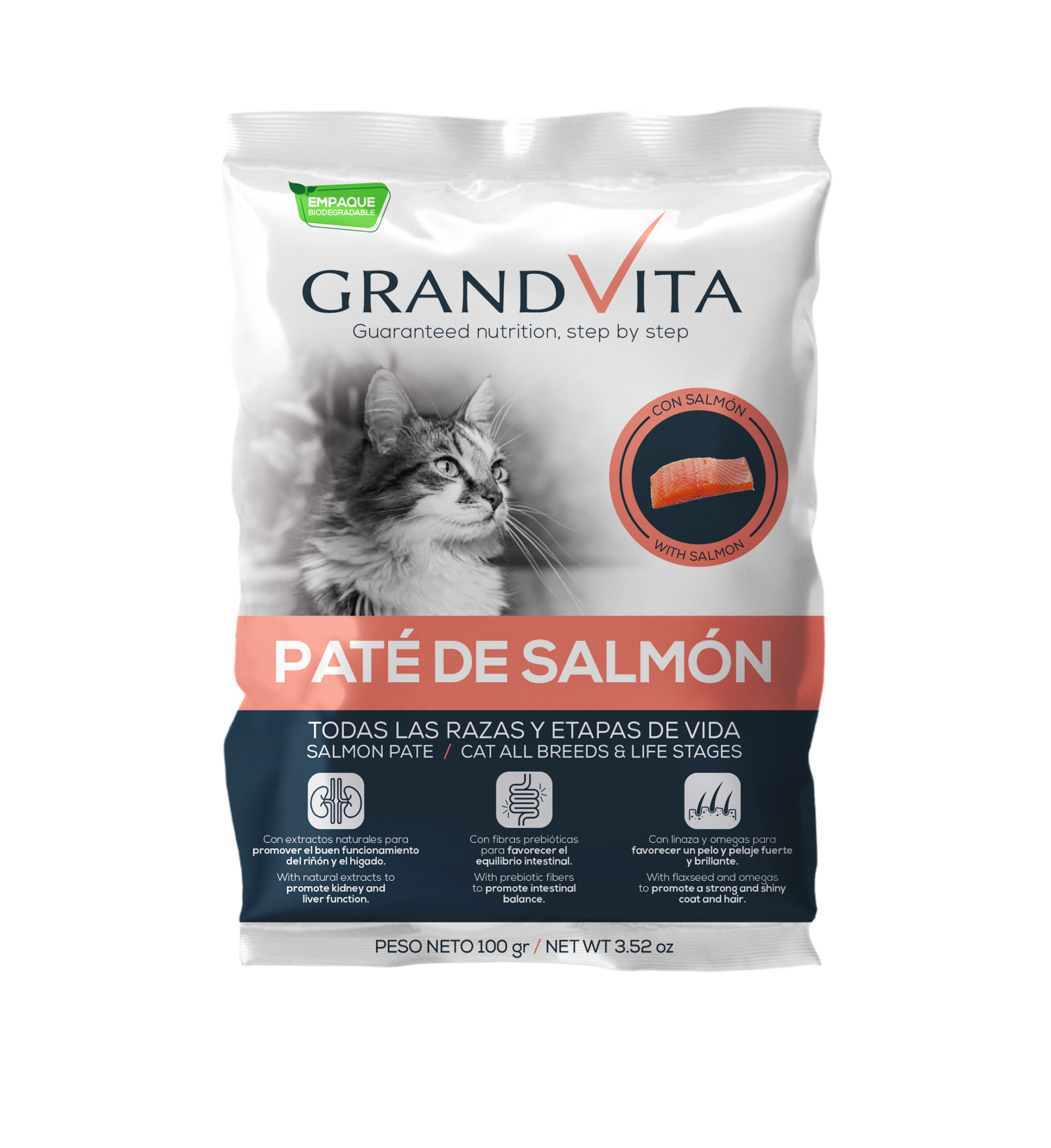GrandVita Paté Salmón Gato
