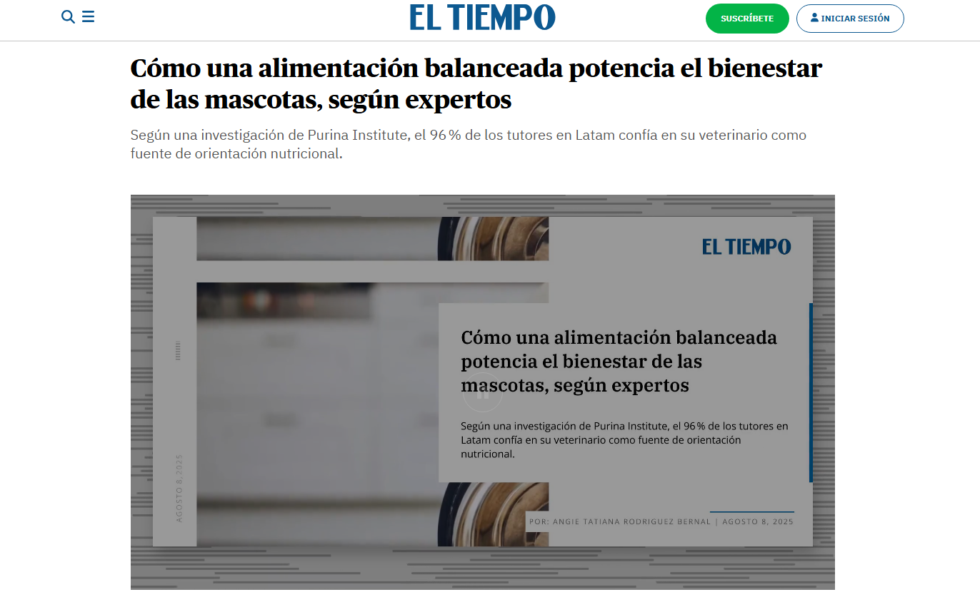 Gabrica | Cómo una alimentación balanceada potencia el bienestar de las mascotas, según expertos