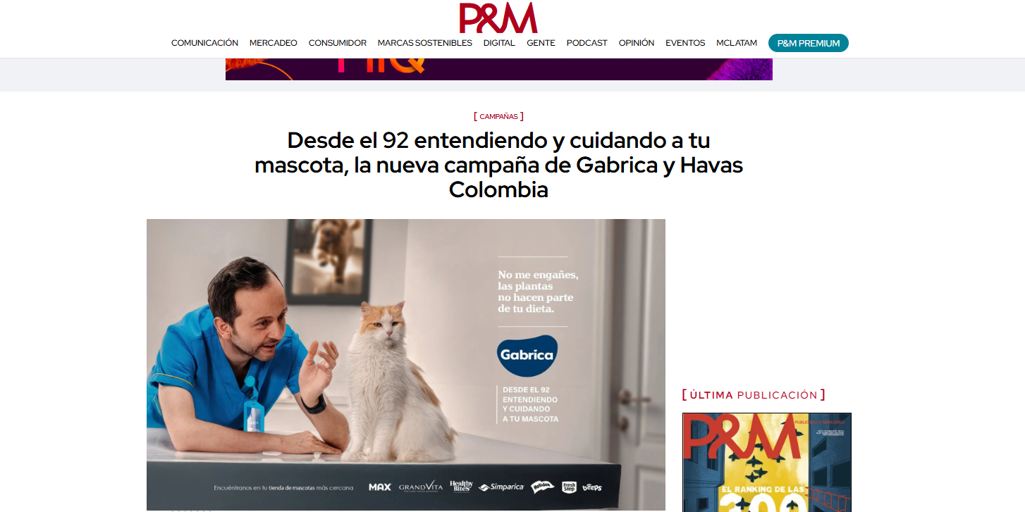 Gabrica | Desde el 92 entendiendo y cuidando a tu mascota, la nueva campaña de Gabrica y Havas Colombia