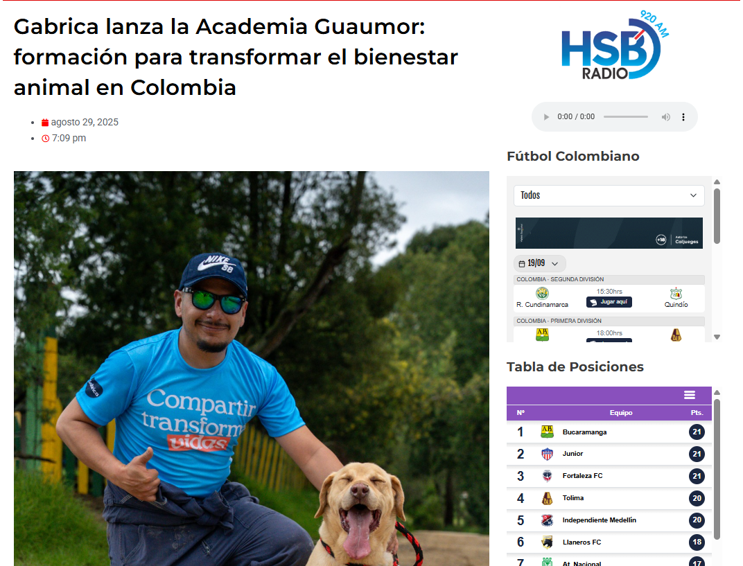 Gabrica | Gabrica lanza la Academia Guaumor: formación para transformar el bienestar animal en Colombia