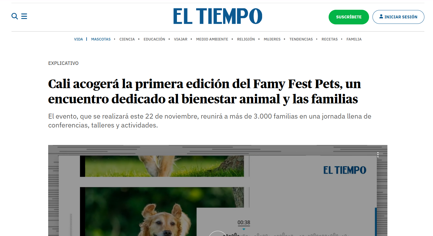 Gabrica | Cali acogerá la primera edición del Famy Fest Pets, un encuentro dedicado al bienestar animal y las familias